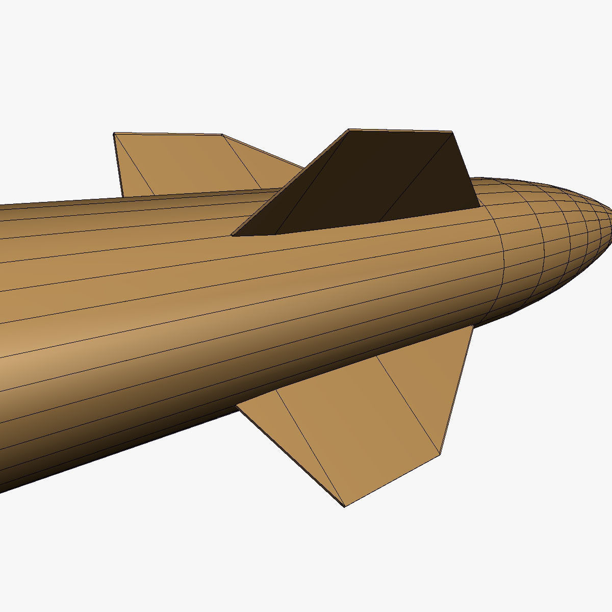 Hermes A1 Ballitic Missile 3D model_8