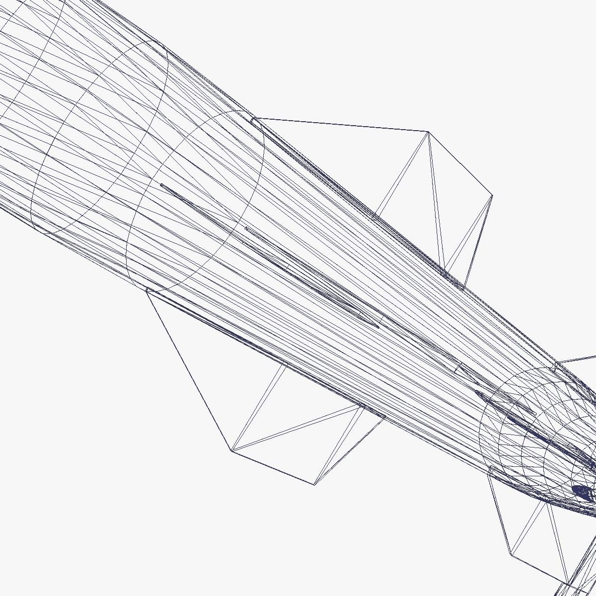 Hermes A1 Ballitic Missile 3D model_18