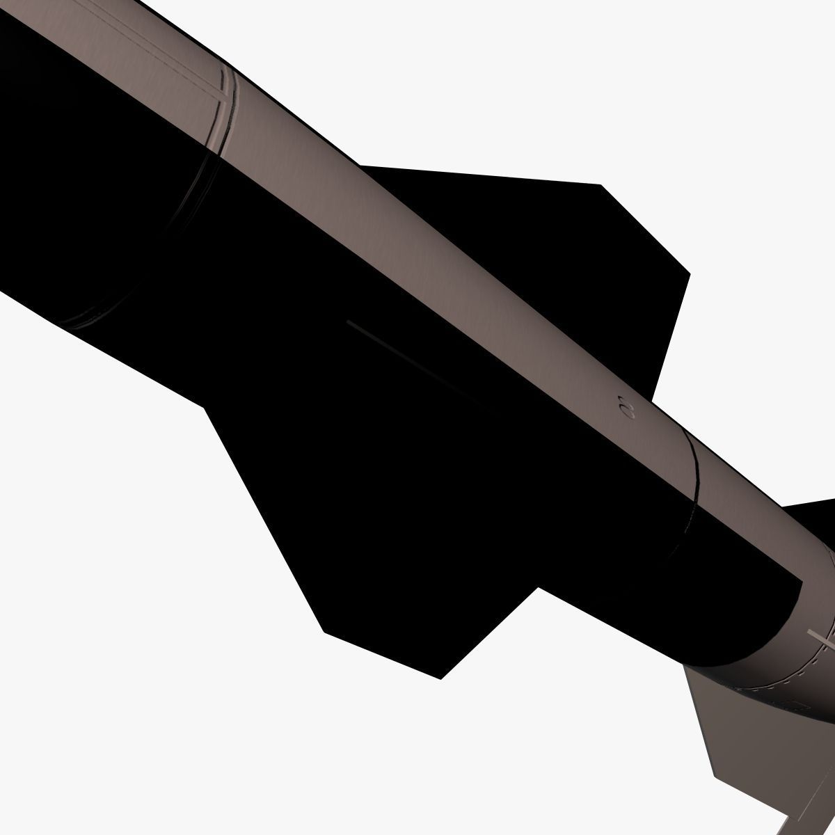 Hermes A1 Ballitic Missile 3D model_3