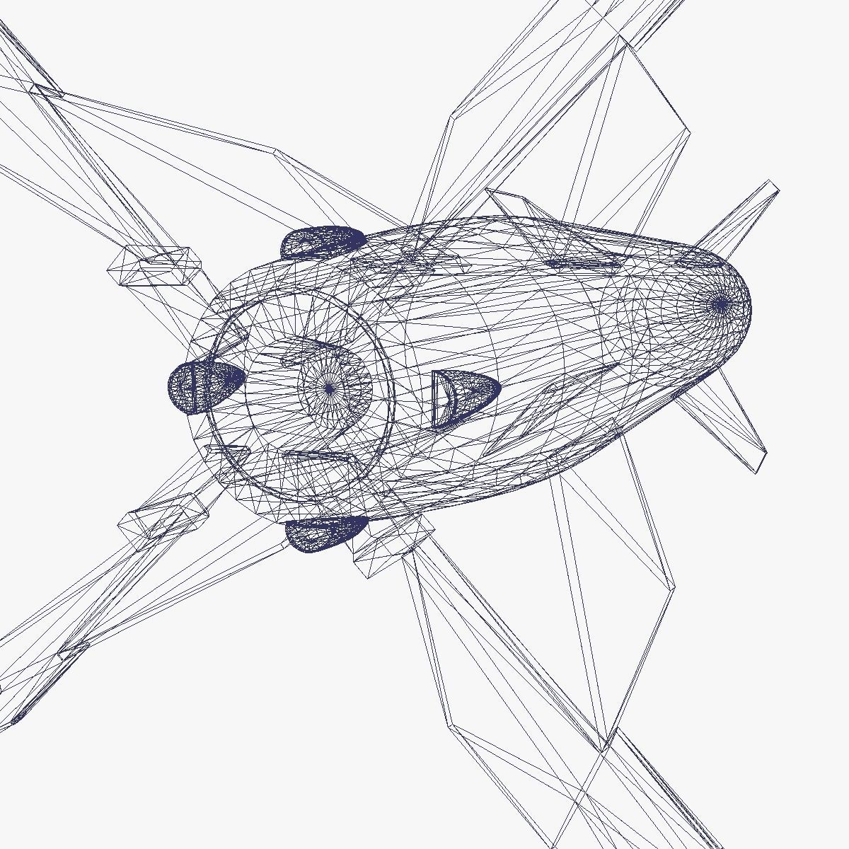 Hermes A1 Ballitic Missile 3D model_16