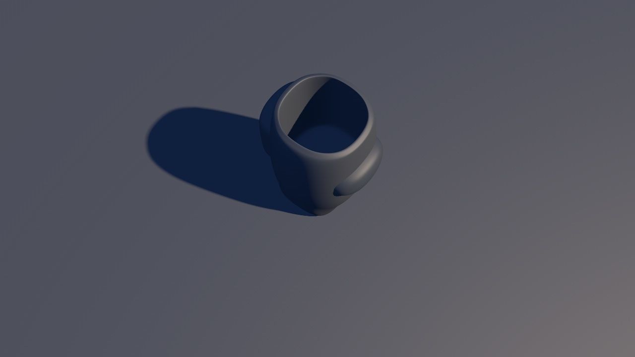 Among Us Crewmate Succulent Plant Vase standing version 3D print model_3