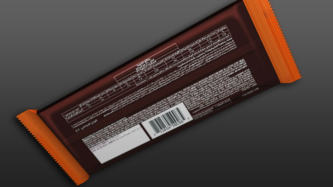 hersheys chocolate Low-poly 3D model_1