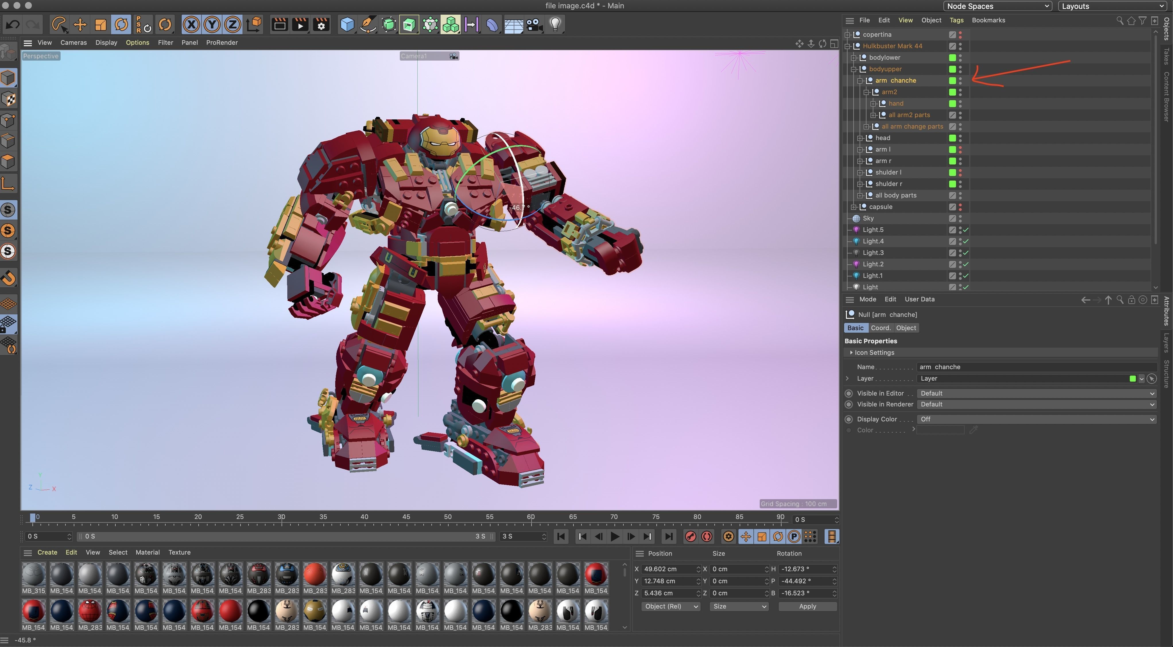 IronMan Lego Pack  3D model_11