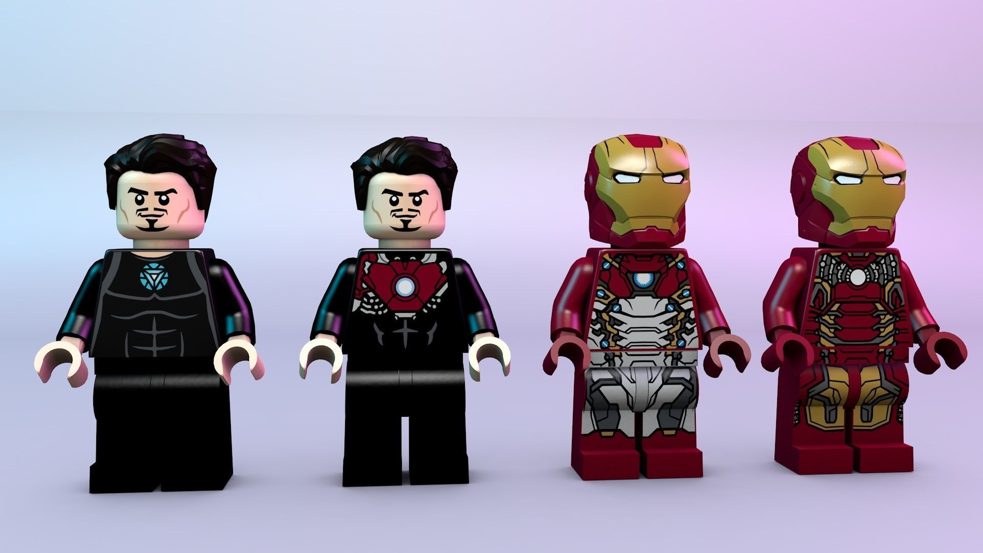 IronMan Lego Pack  3D model_8