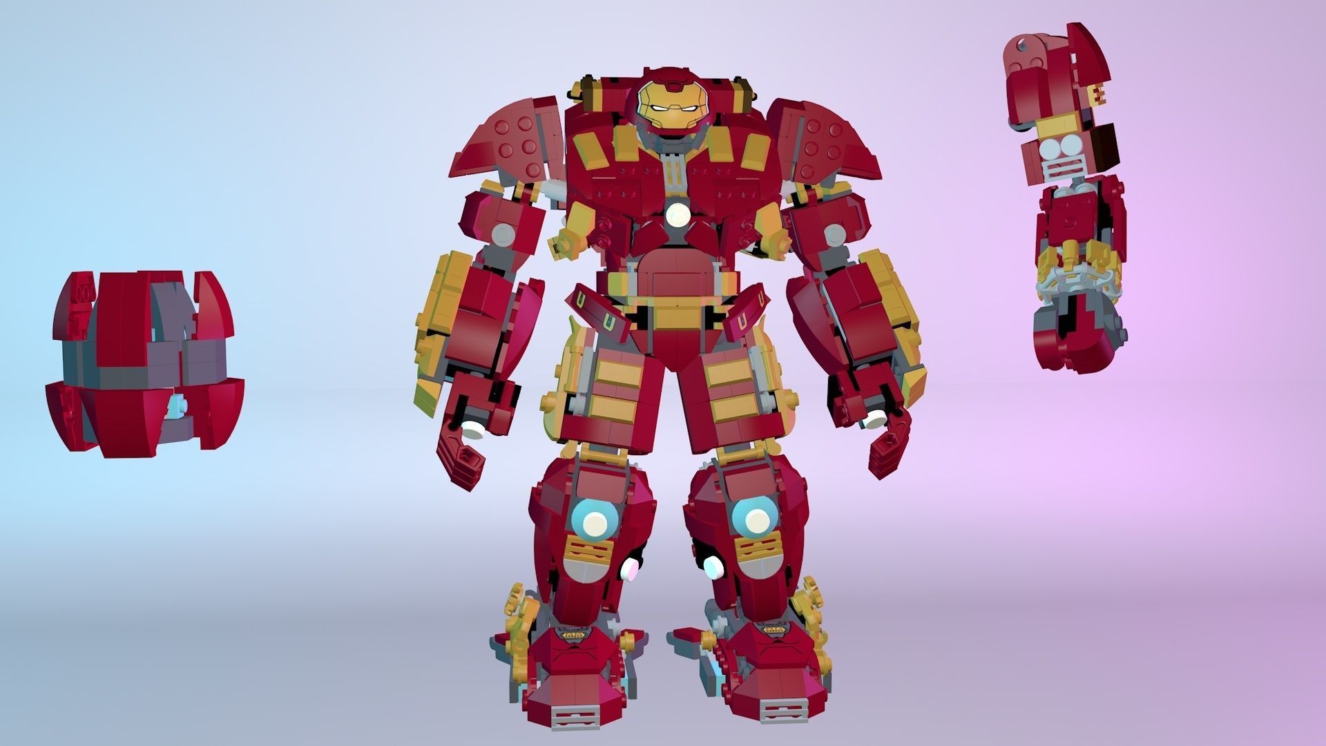 IronMan Lego Pack  3D model_2
