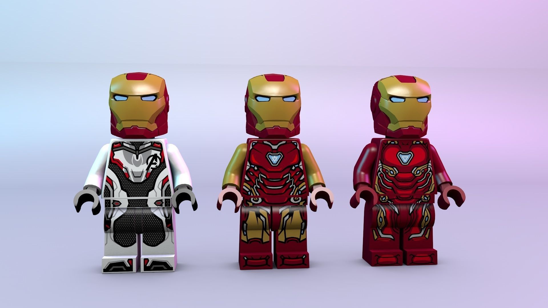 IronMan Lego Pack  3D model_1