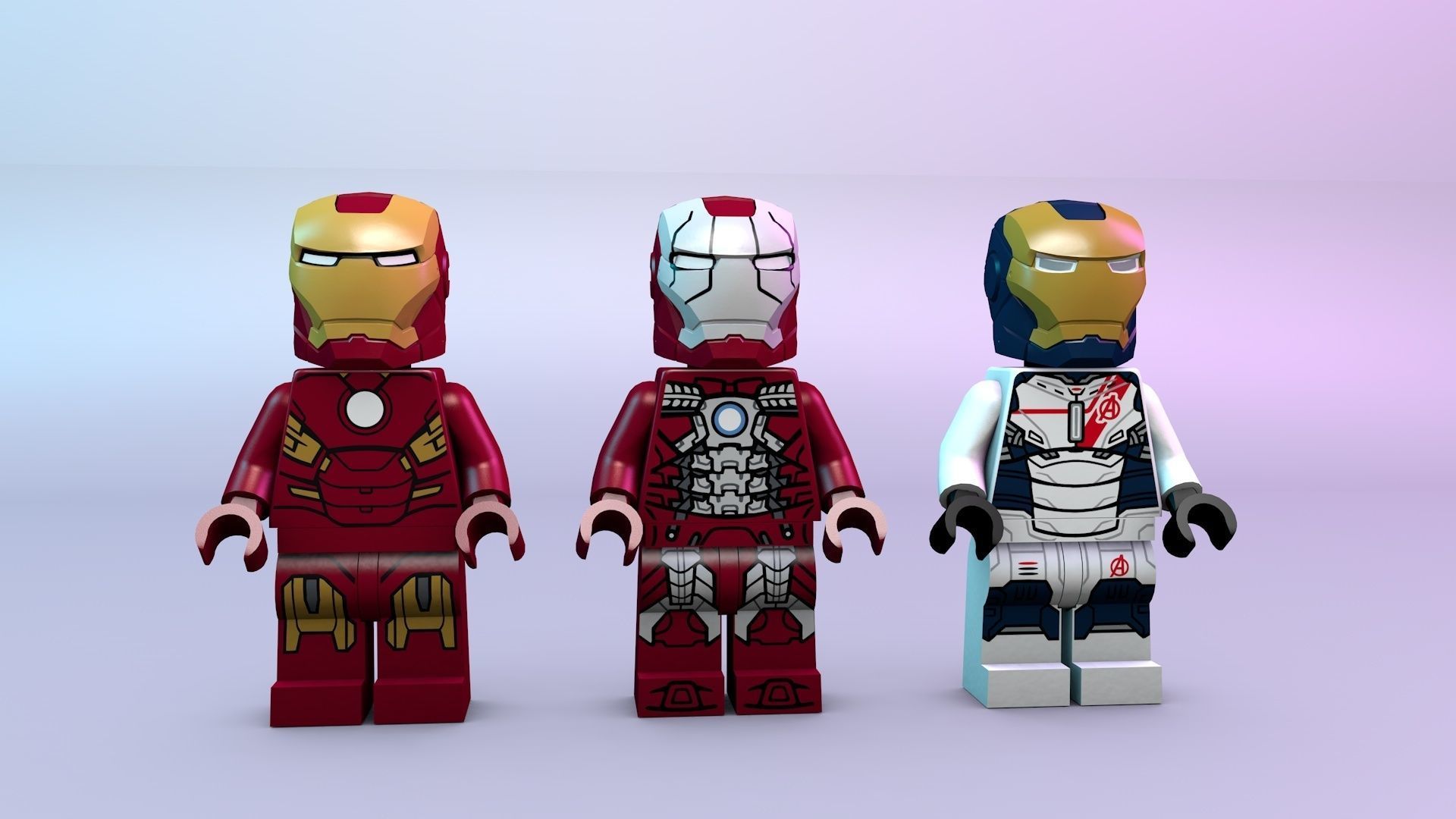 IronMan Lego Pack  3D model_6