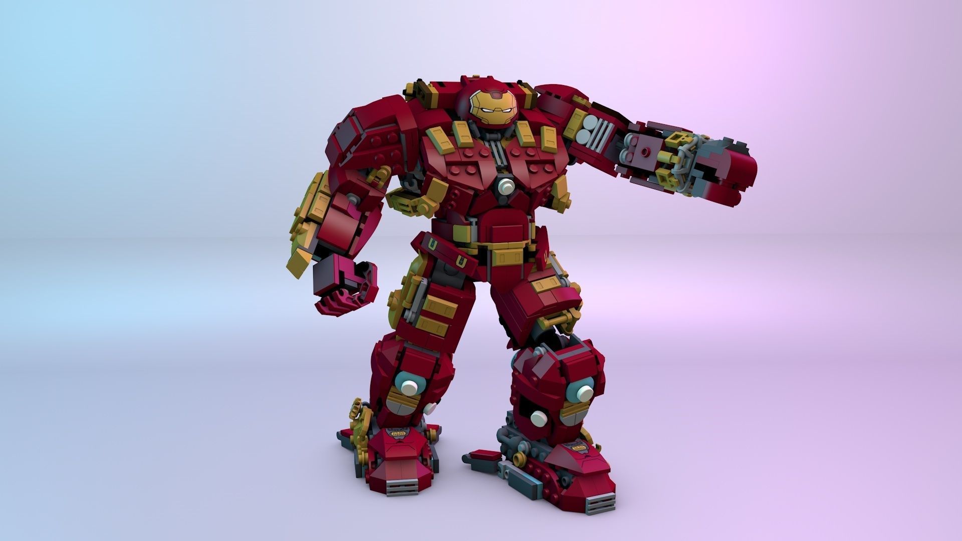 IronMan Lego Pack  3D model_10