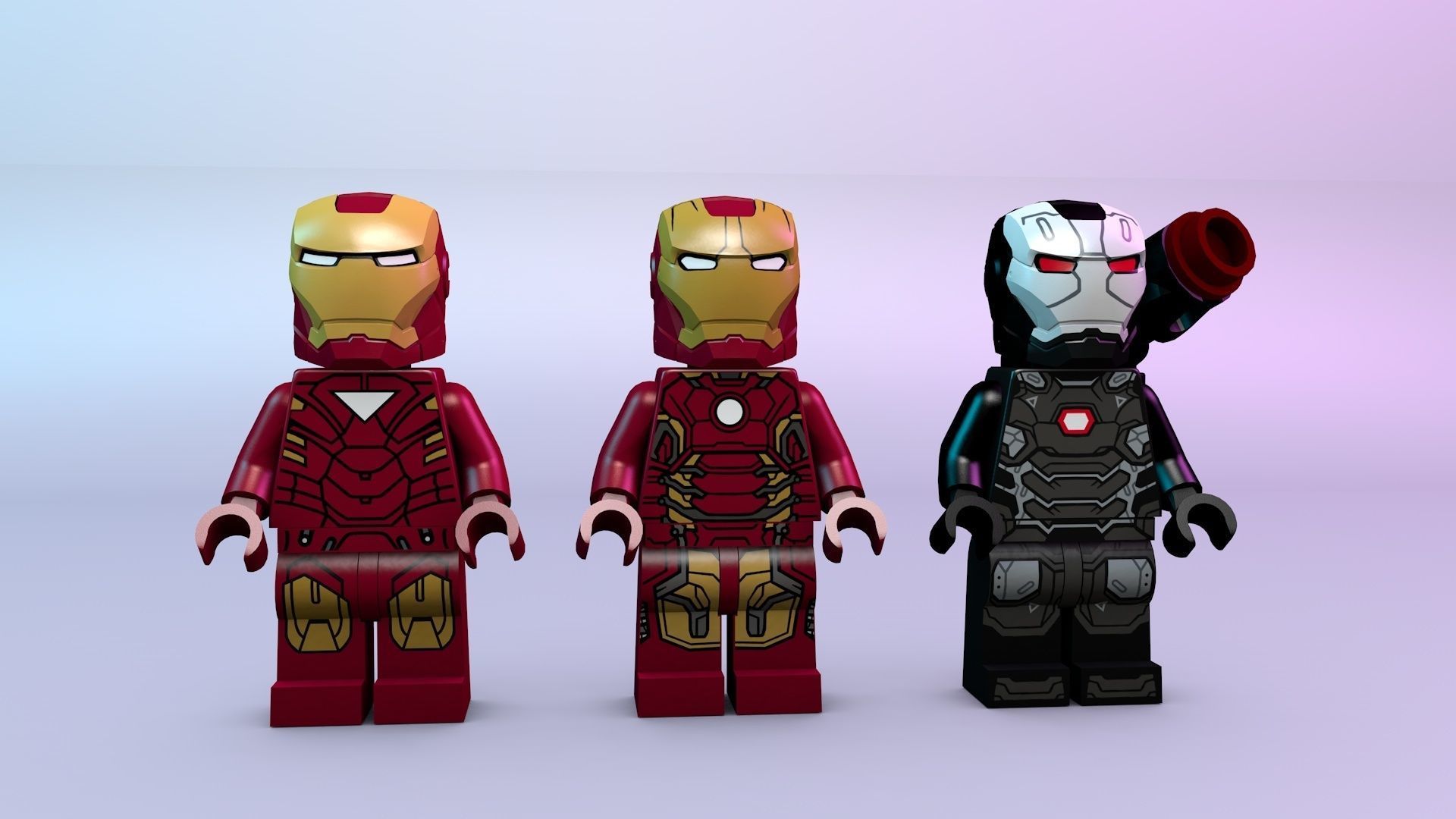 IronMan Lego Pack  3D model_7