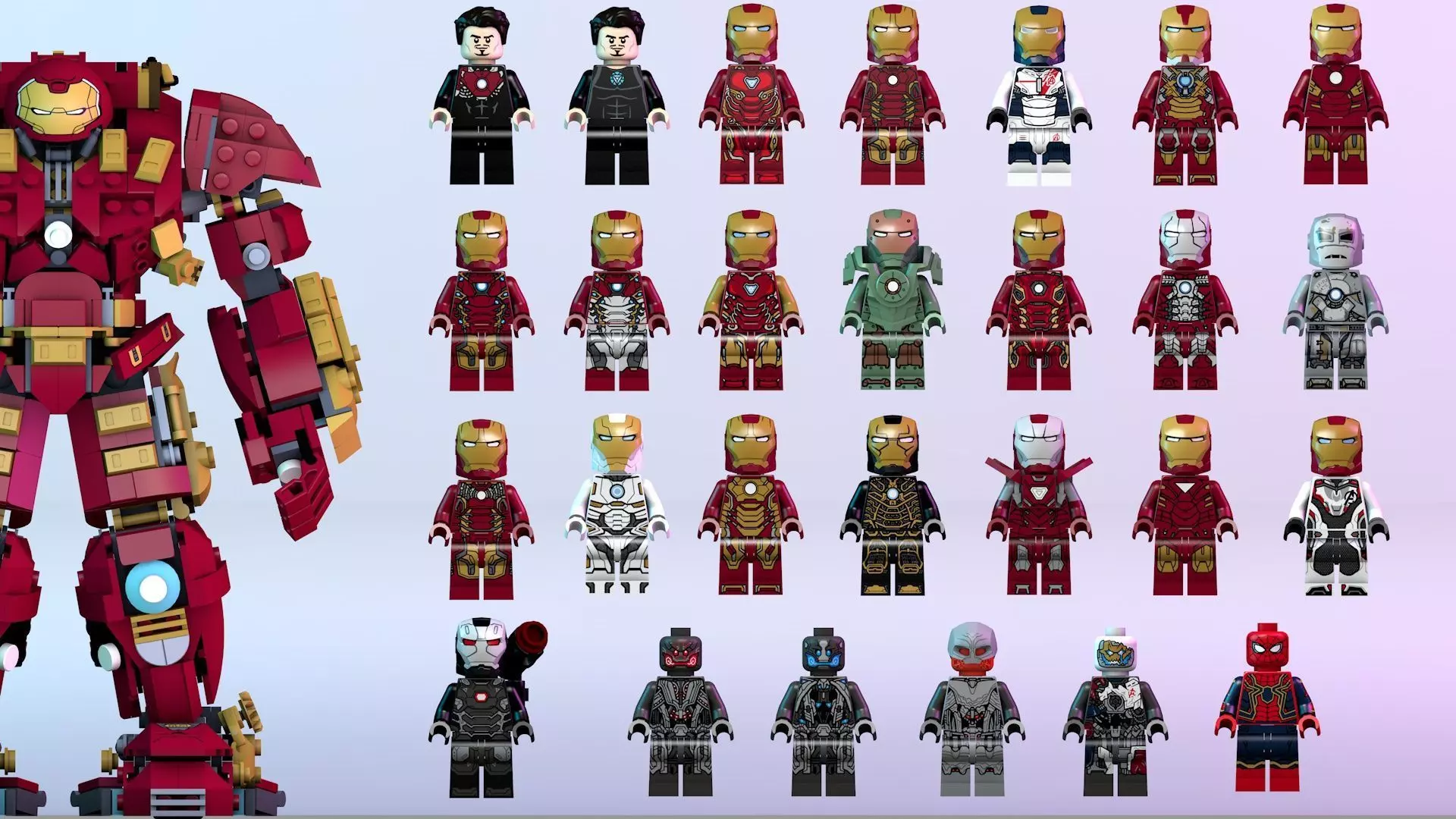 IronMan Lego Pack  3D model_0