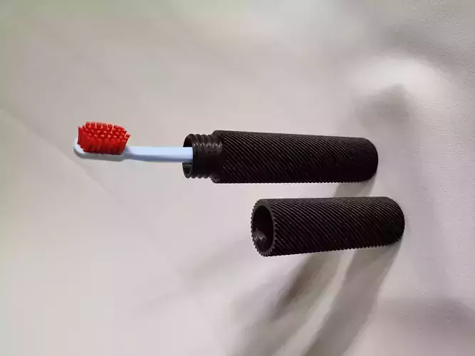 Toothbrush case 3D print model