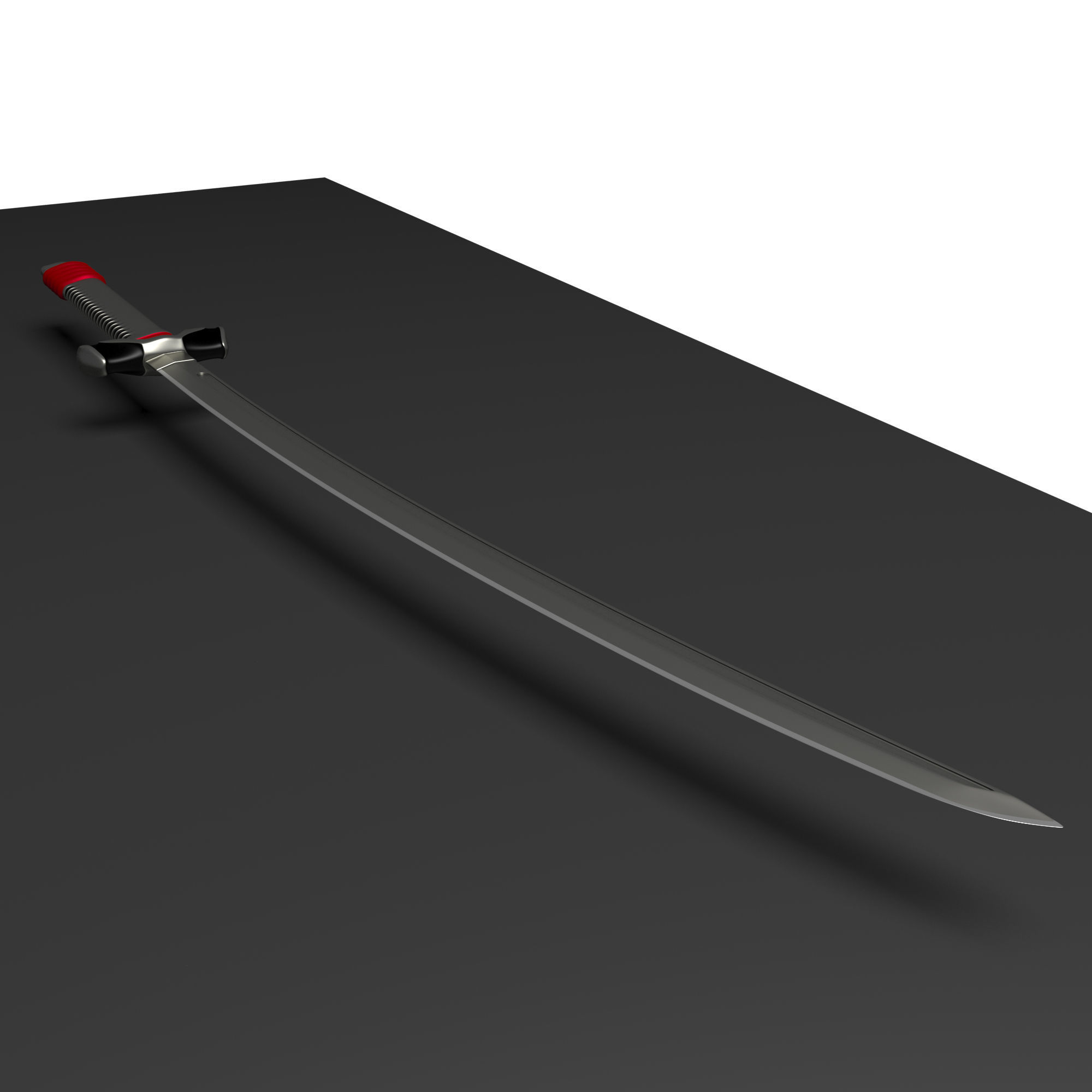 robot pair of armored men Low-poly 3D model_3