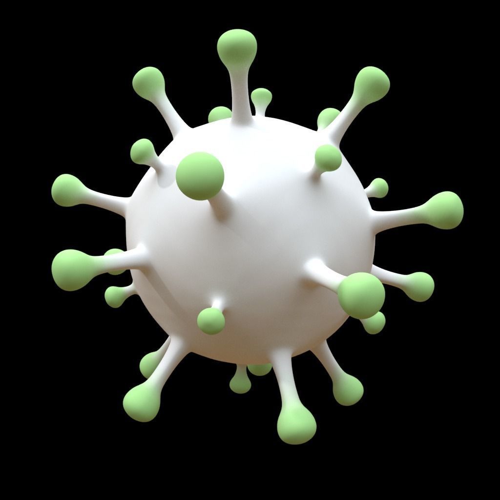Corona virus 3D model_1