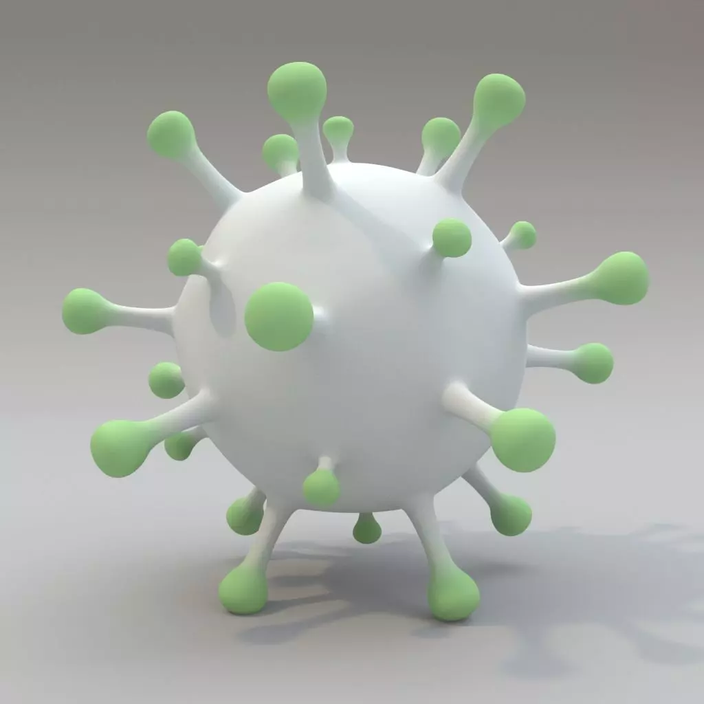Corona virus 3D model_0