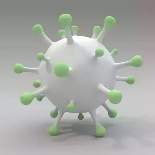 Corona virus 3D model