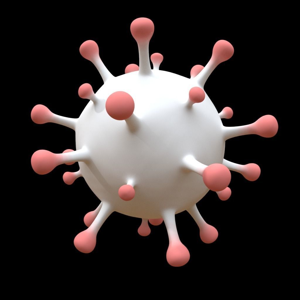 Corona virus 3D model_2