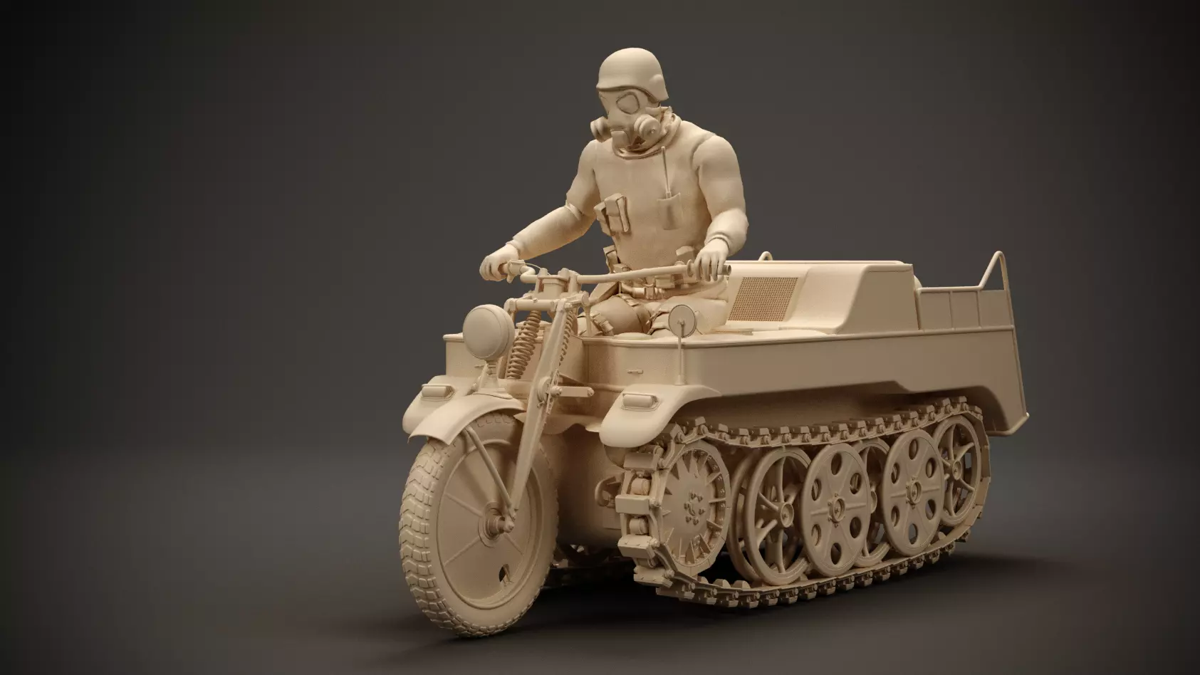 Kettenkrad 1944 3D model