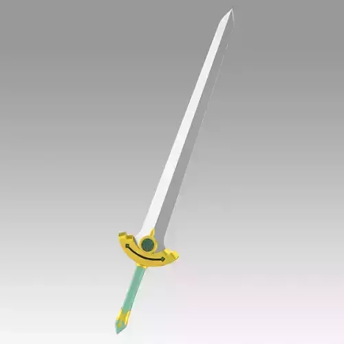 Sword Art Online SAO Kirigaya Suguha Leafa Sword 3D print model
