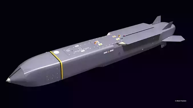 SCALP EG Missile 3D model