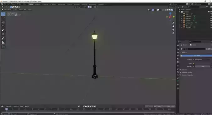 flashlight street lamp