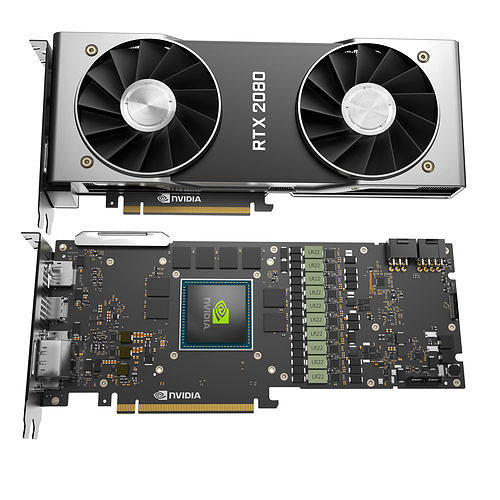 Nvidia RTX 2080 3D model