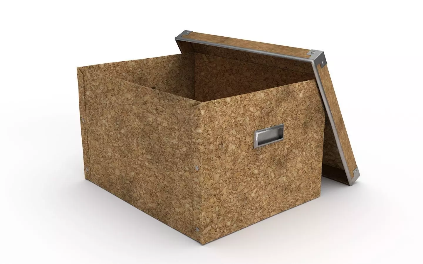 broun box Free 3D model_0