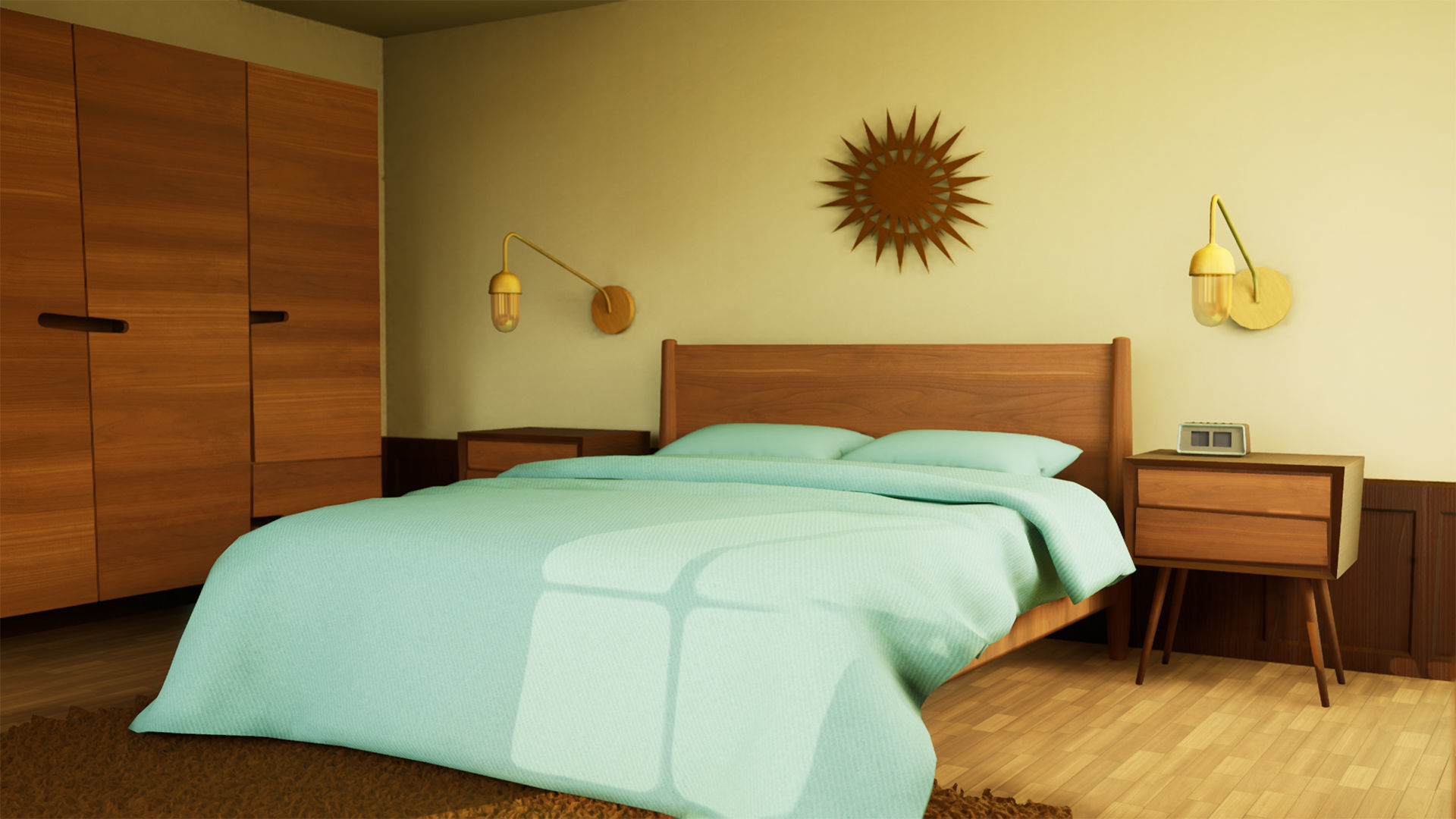 Cartoon House Vol 2 - Upper Floor - UE4 file only Low-poly 3D model_10