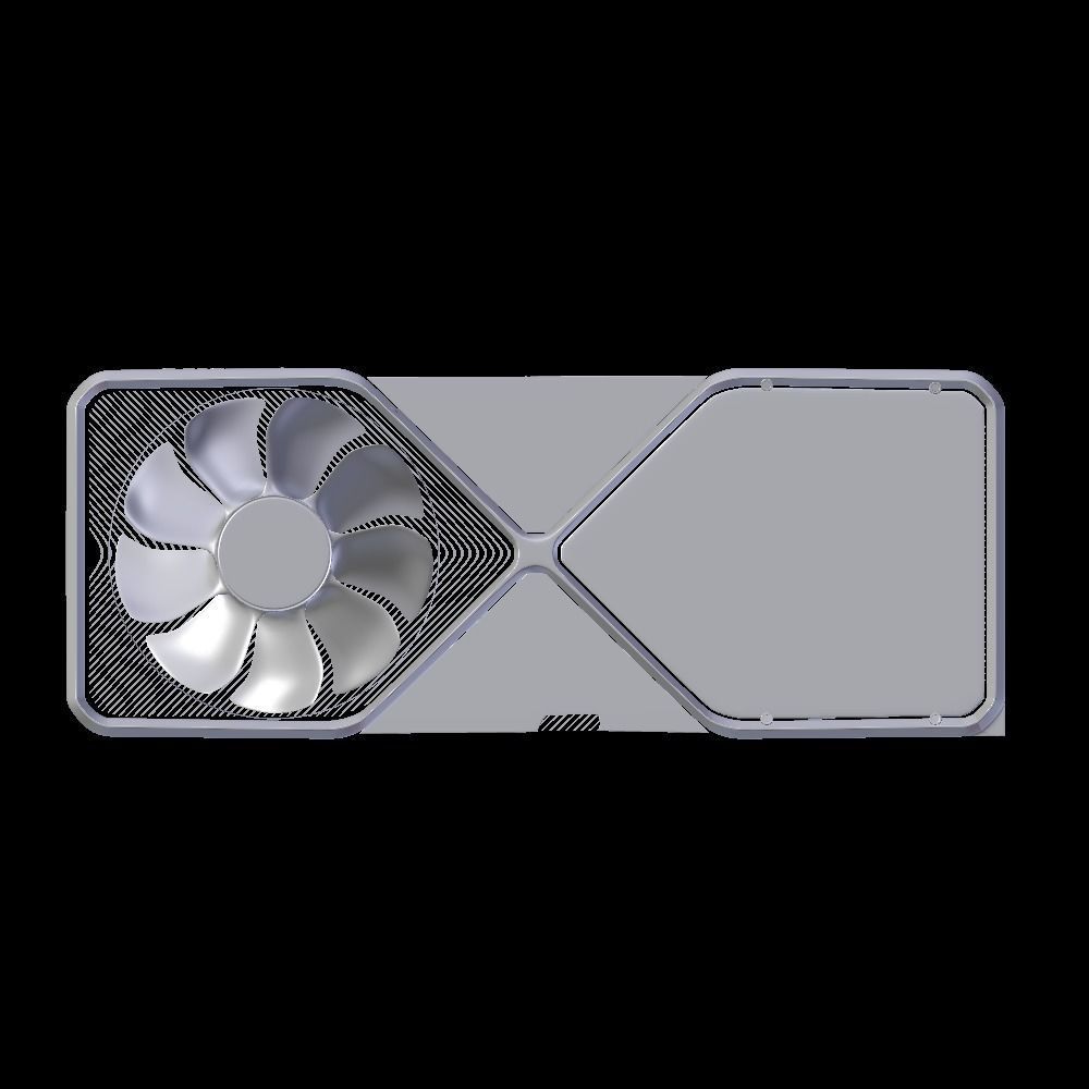 Graphics card Nvidia Geforce RTX 3090 3D model_6