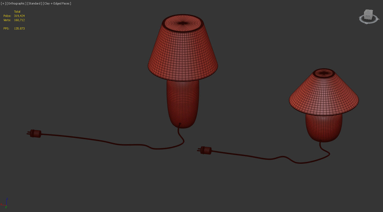 Torso Table Lamp By MENU 3D model_10