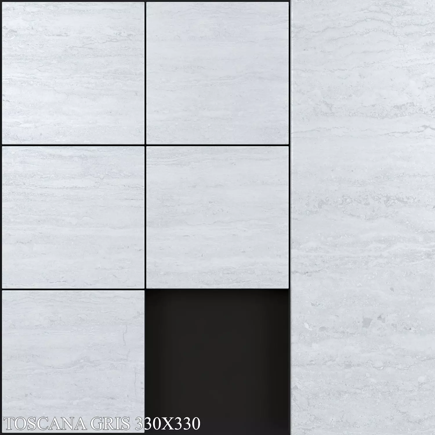 Keros Toscana Gris 330x330 3D model_0