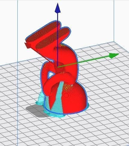 Praying Self-watering Succulent Planter 3D print model_7