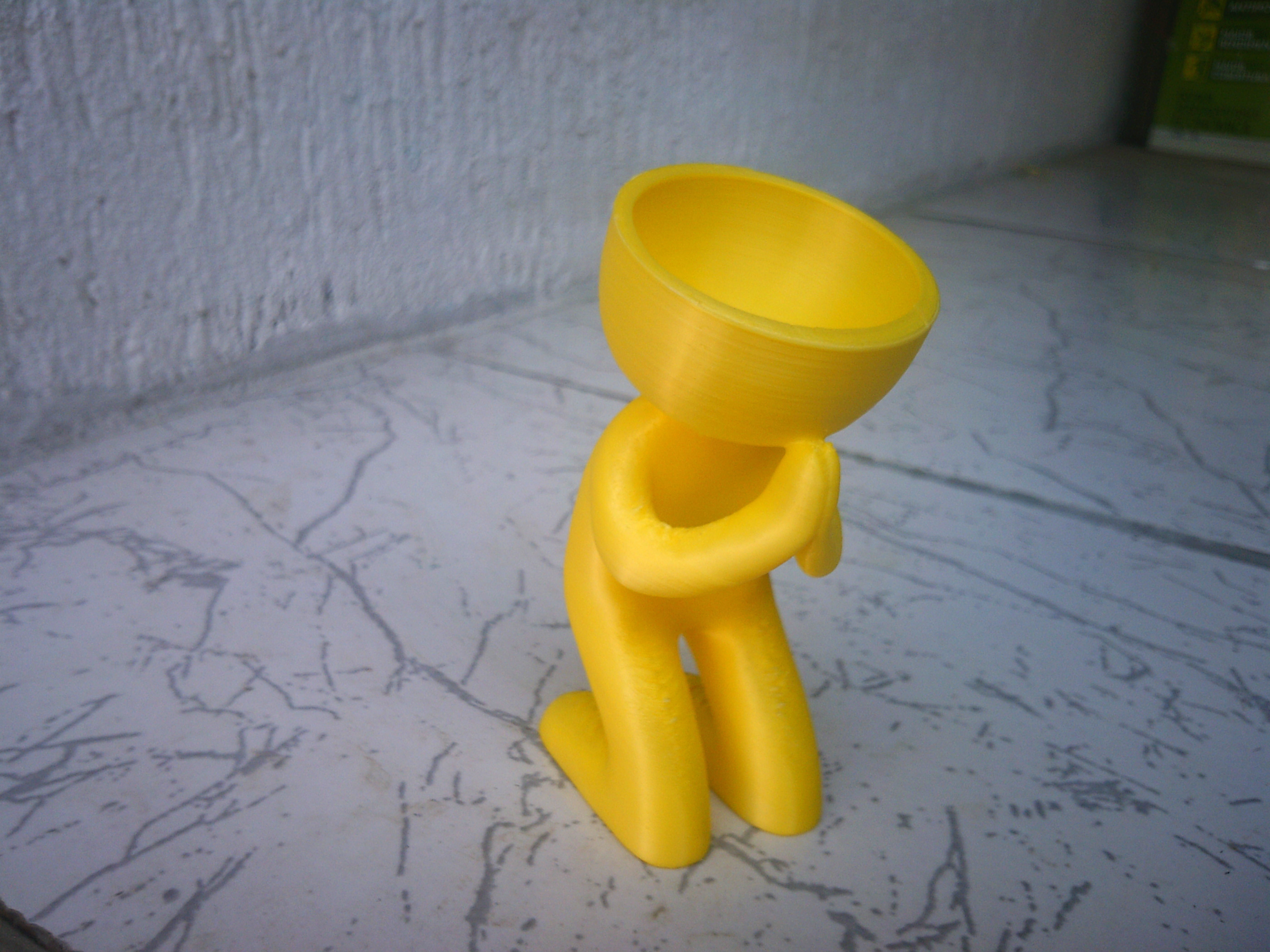 Praying Self-watering Succulent Planter 3D print model_5