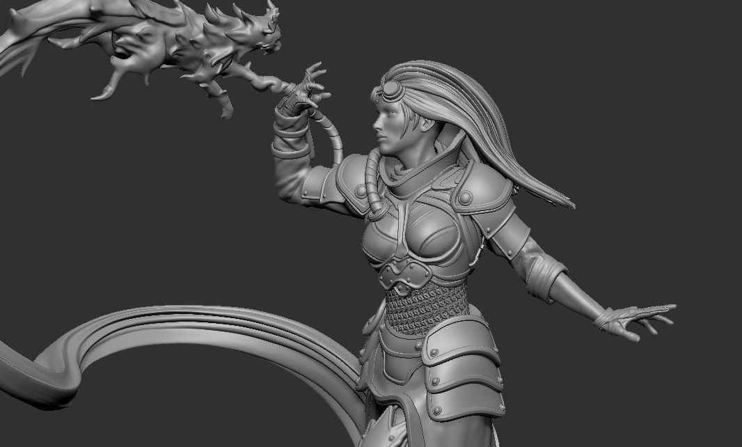 Flame wizard Chandra MTG Magic The Gathering