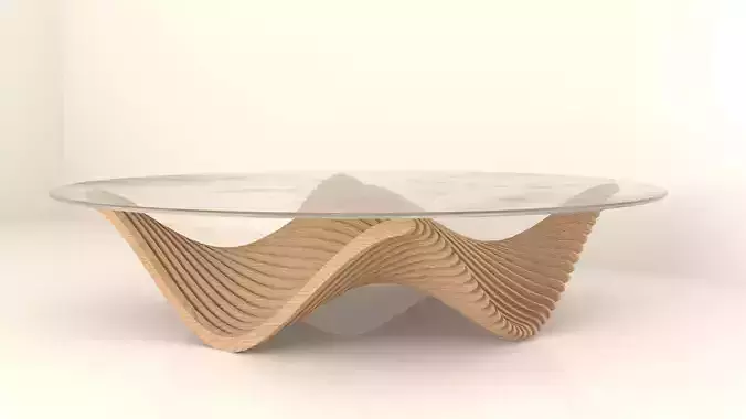 parametric table Free low-poly 3D model