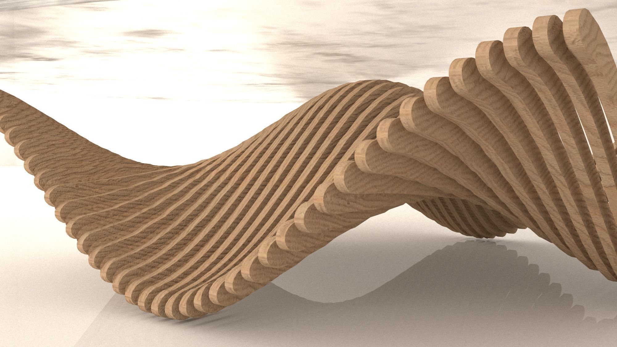 parametric table Free low-poly 3D model_2