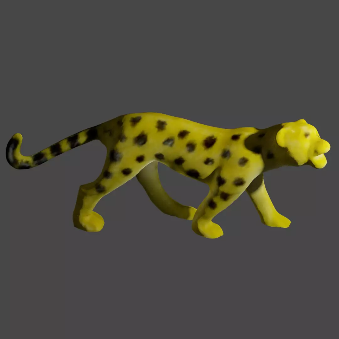 Tigre toy cheetah Free 3D model