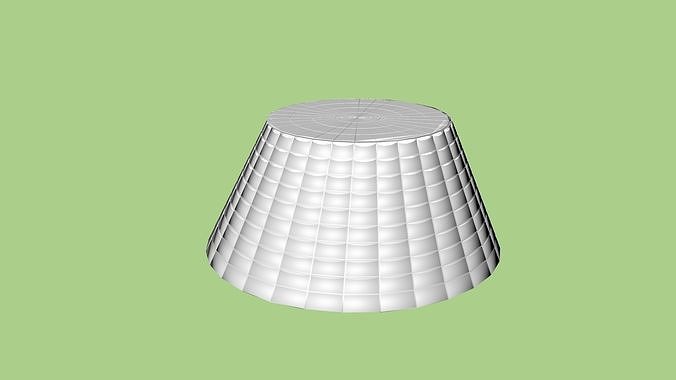 Ricotta lamp shade 3D model