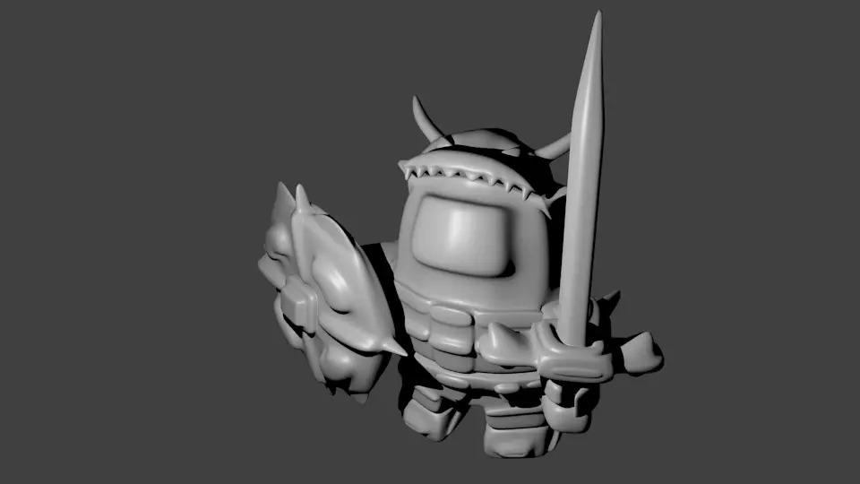 Among Us Customized Skin 3D print model_0