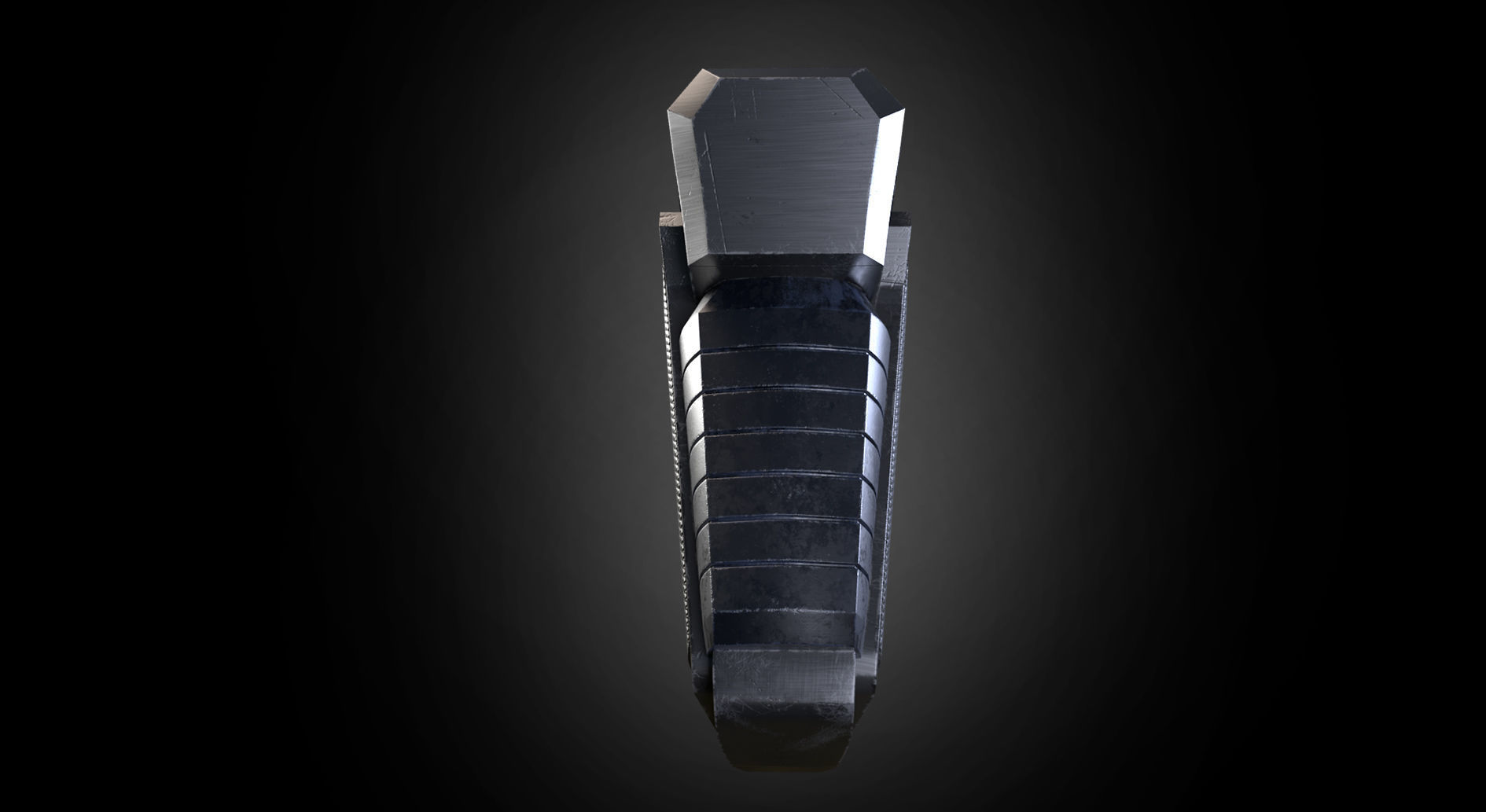 Raygun Blaster 3D model_1