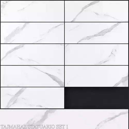 Keros Tajmahal Statuario Set 1 3D model