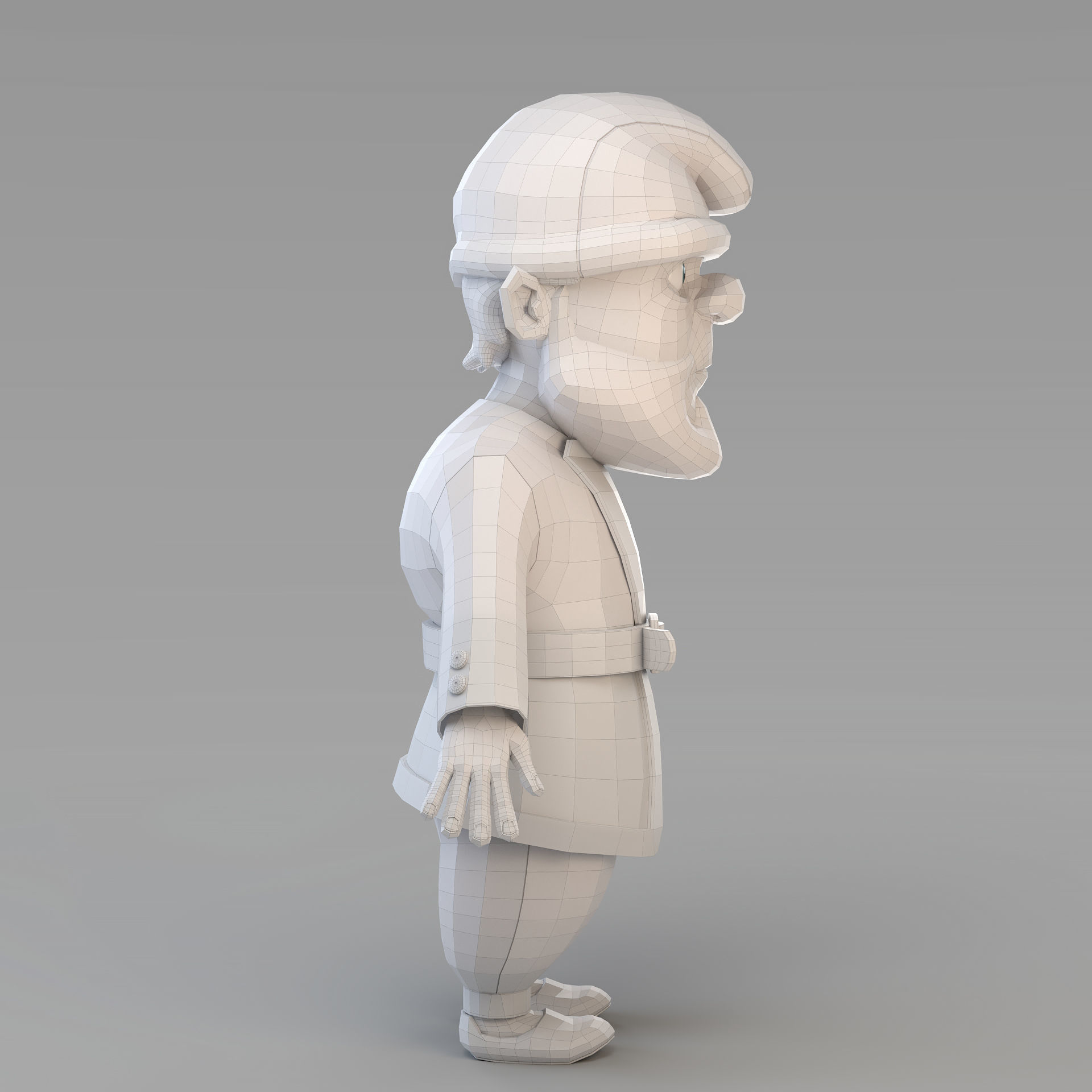 Cartoon Gnome 02 3D model_17