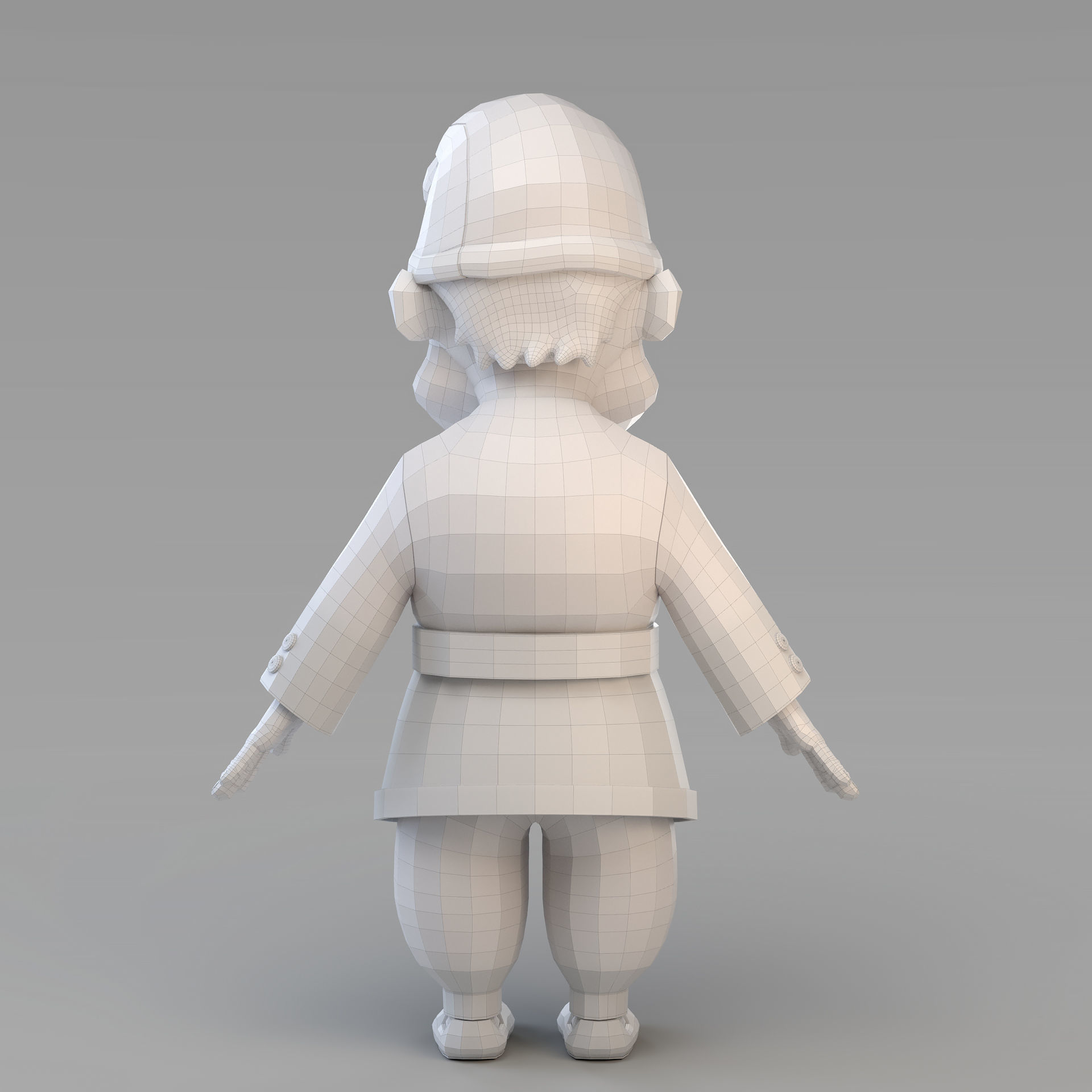 Cartoon Gnome 02 3D model_18