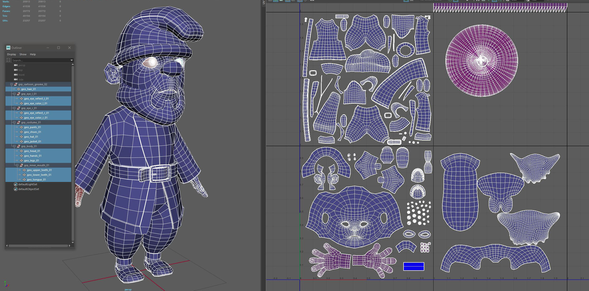 Cartoon Gnome 02 3D model_20