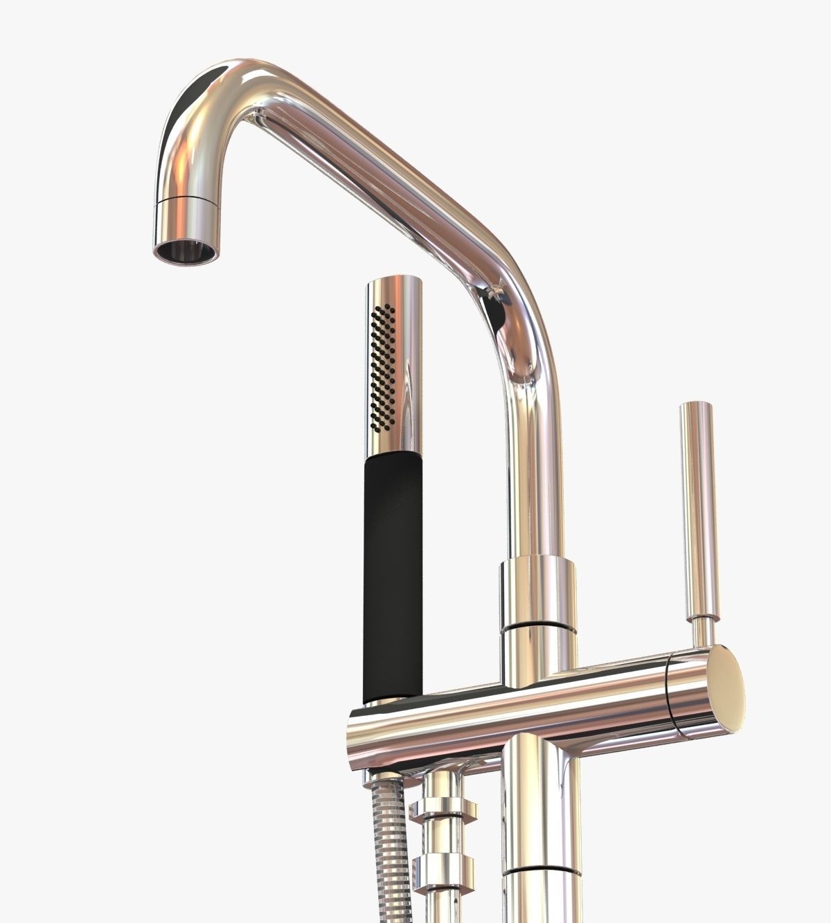 Kohler purist Freestanding Bath Filler 3D model CGTrader