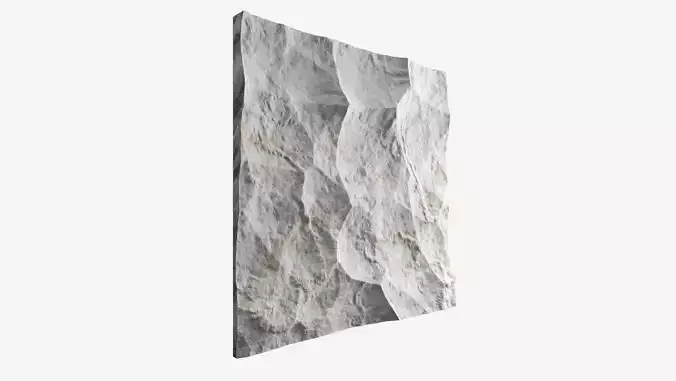 281-RockPanel piece of stone on wall