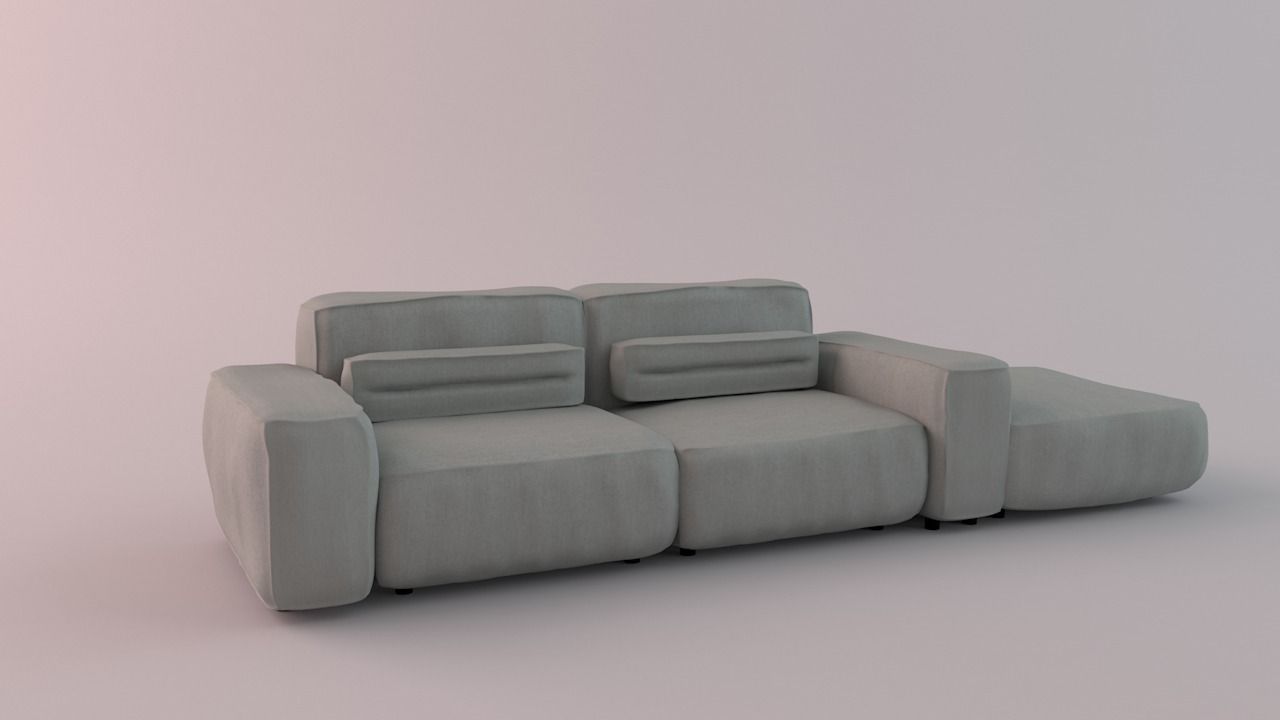 Easy Sofa Free 3D model_0