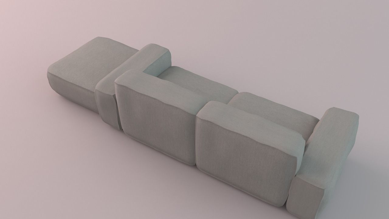 Easy Sofa Free 3D model_2