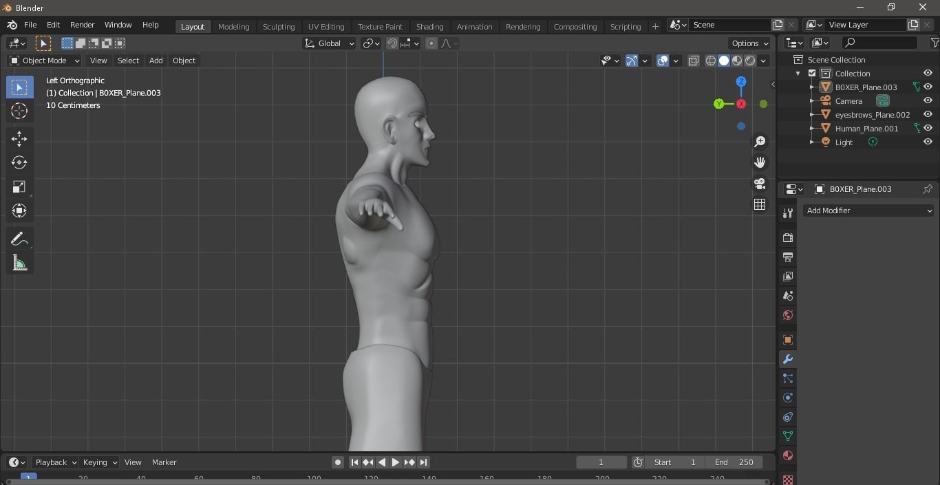 HUMAN MALE CHARACTER Free low-poly 3D model_3