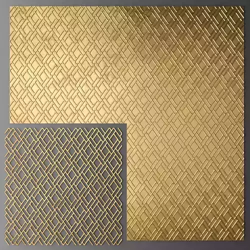 Panel lattice grille