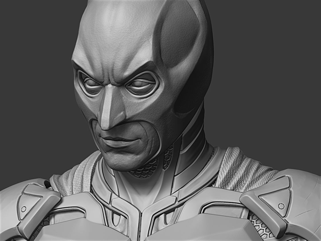 Dark Knight Bust 3D print model_15